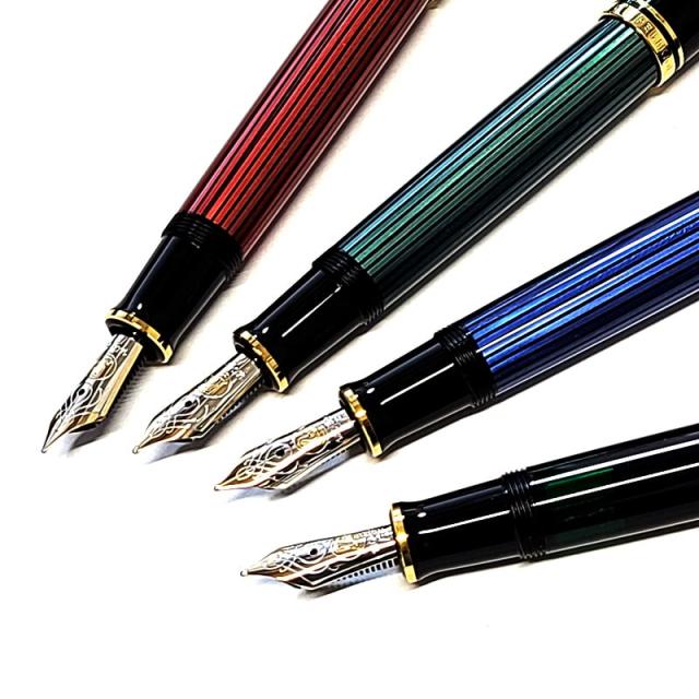 ペリカン スーベレーンM600ブルーストライプ 万年筆 ブランドオフ Pelikan K18WG（ホワイトゴールド） 万年筆 中古 メンズ レディース スーベレーン Ｍ６００ 万年筆 ブルー ストライプ | 伊東屋オンライン
