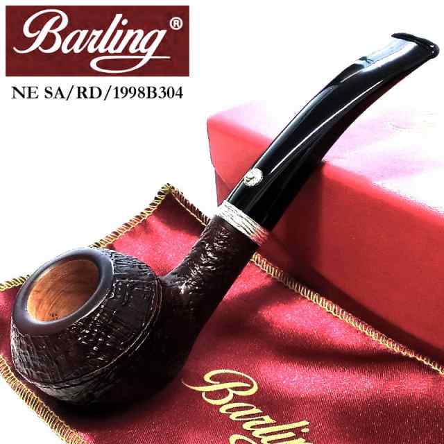 パイプ Barling バーリング ネルソン サンドブラスト 喫煙具 スターリングシルバー NELSON SA/RD 1819 純銀 ライオン