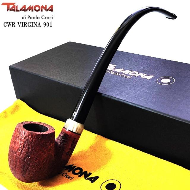 パイプ たばこ タラモナ チャーチワーデン TALAMONA レッドバージニア CWR VIRGINIA 901 かっこいい 喫煙具 本体 天然木 サンドブラスト仕上げ 高級 イタリア ブラウン ハンドメイド おしゃれ