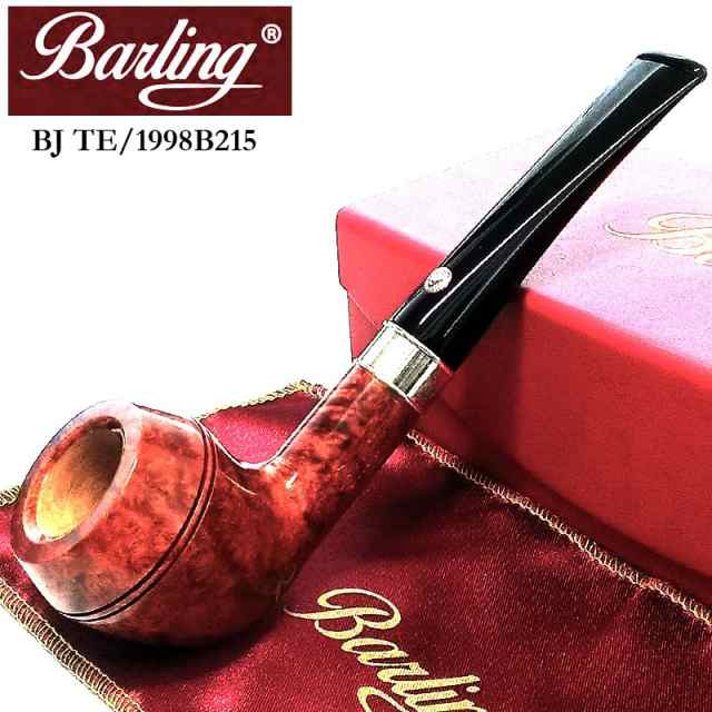 パイプ バーリング Barling ベンジャミン BJ TE 1817 9mmフィルター スターリングシルバー スムース仕上げ 喫煙具 天然木 純銀 タバコ