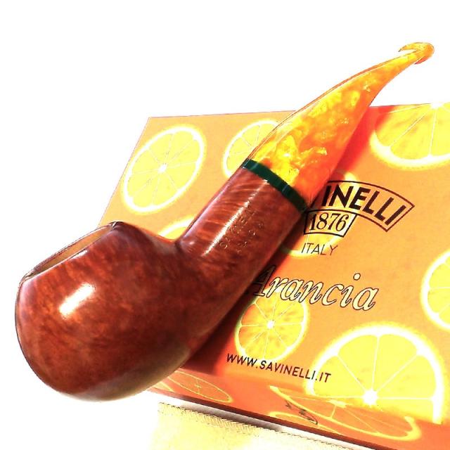 パイプ 喫煙具 SAVINELLI アランシア 320 サビネリ オレンジ おしゃれ イタリア製 パイプ本体 たばこ タバコ 9ミリフィルター 橙色の通販は