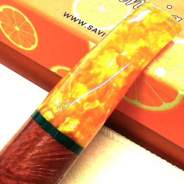 パイプ 喫煙具 SAVINELLI アランシア 320 サビネリ オレンジ おしゃれ イタリア製 パイプ本体 たばこ タバコ 9ミリフィルター 橙色の通販は