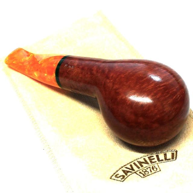 パイプ 喫煙具 SAVINELLI アランシア 320 サビネリ オレンジ おしゃれ イタリア製 パイプ本体 たばこ タバコ 9ミリフィルター 橙色の通販は