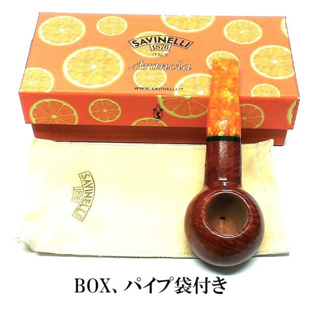 パイプ 喫煙具 SAVINELLI アランシア 320 サビネリ オレンジ おしゃれ イタリア製 パイプ本体 たばこ タバコ 9ミリフィルター 橙色の通販は
