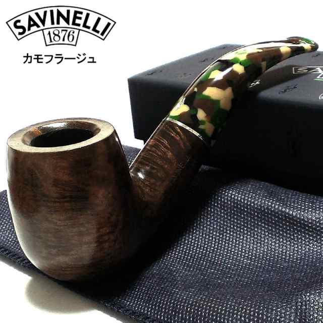 100％の買戻し率 パイプ 喫煙具 SAVINELLI イタリア製 サビネリ 迷彩柄