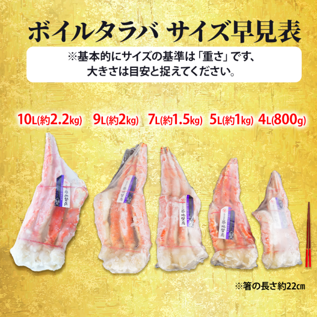 超特大 ボイルタラバガニ 10Lサイズ 約2.2kg 1肩 (正味重量 約1.7kg) かに カニ 蟹 足 安 シュリンク 蟹の王様_6