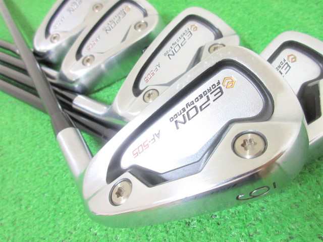 エポン◆◆ EPON AF-505 5本 #6-Pw DG105(S300) ◆◆FORGED by ENDO オニキス ブラック アイアンセット  BC12｜au PAY マーケット