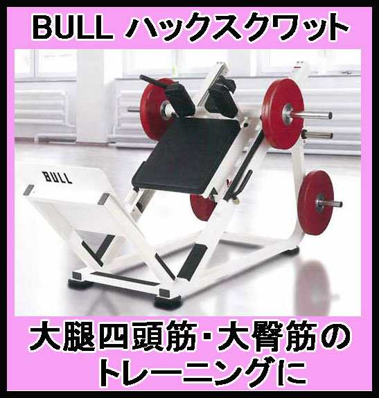 ハックスクワットマシン 受注生産品 ｂｕｌｌ ハックスクワット Bl Hsqの通販はau Pay マーケット Fitness シェイプショップ