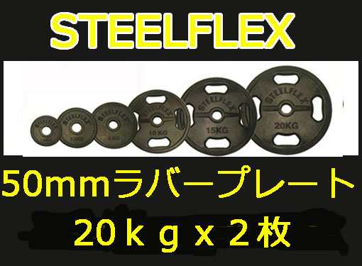STEELFLEX　20kg 28mm 2枚１セット　 steel flex