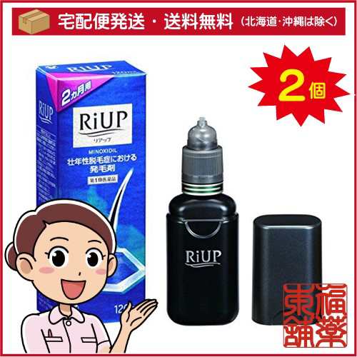 【第1類医薬品】リアップ (120ml) × 2個 男性の発毛 育毛 脱毛の進行予防 [宅配便・送料無料]