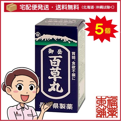 【第2類医薬品】長野 御岳百草丸(4100粒入)×5個 [宅配便・送料無料]