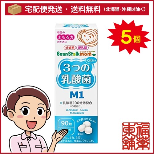 ビーンスタークマム 3つの乳酸菌 M1(22.5g)×5個 [宅配便・送料無料]