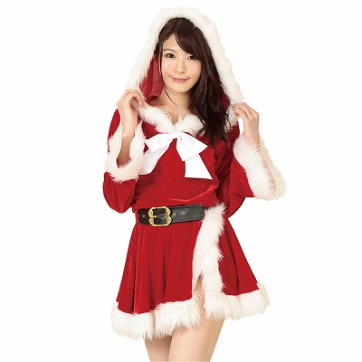 コスプレ 衣装　初雪サンタのプレゼント｜フード スカート ベルト レッグウォーマー コスプレ クリスマス　送料無料の通販は 5,808円