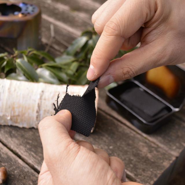 ブッシュクラフト Bushcraftinc チャークロス自作キット ロゴステッカー付属 火起こし アウトドア キャンプ 着火 焚火の通販はau Pay マーケット 山と遊ぶ