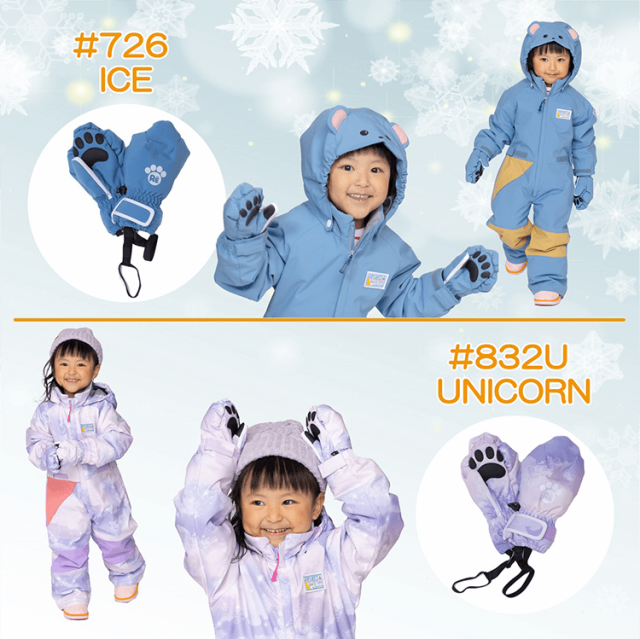 スノーグローブ 手袋 雪遊び 幼児 キッズ Reseeda - スキー