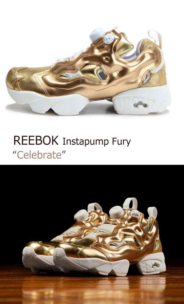 reebok fury gold