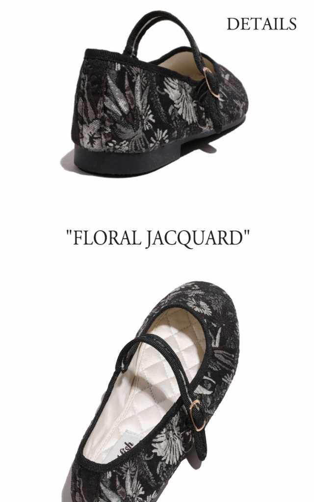 ロックフィッシュウェザーウェア カンフーシューズ パンプス フラット ROCKFISH Weatherwear FLORAL JACQUARD  1365687/8/9 シューズ｜au PAY マーケット