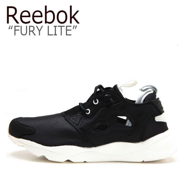 reebok furylite black white