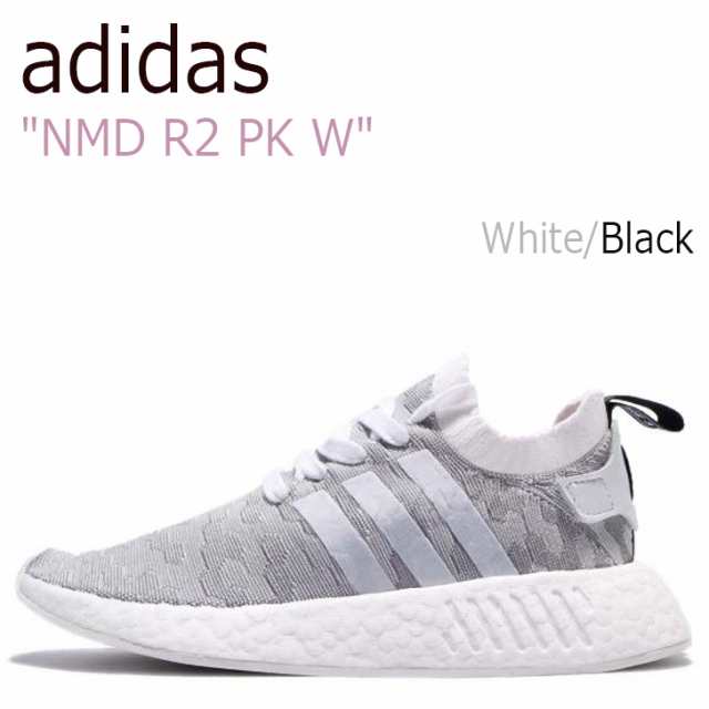 アディダス スニーカー Adidas レディース Nmd R2 Primeknit W プライムニット ホワイト ブラック By95 シューズの通販はau Pay マーケット Nuna