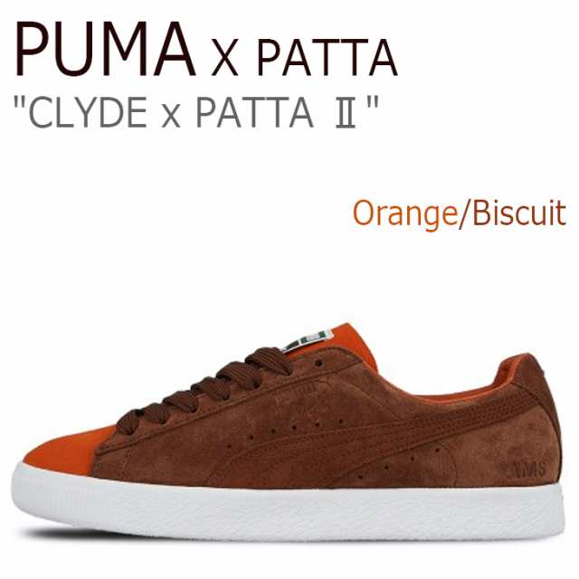 プーマ スニーカー Puma メンズ Puma Clyde X Patta 2 クライド パッタ Orange Biscuit オレンジ ビスケット 01 シューズの通販はau Pay マーケット Nuna