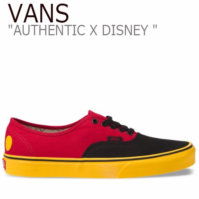 バンズ オーセンティック スニーカー Vans Authentic Disney Mickey オーセンティックディズニー Red レッド Vn0a38emuk9 シューズの通販はau Pay マーケット Nuna