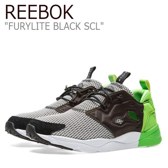reebok furylite black white