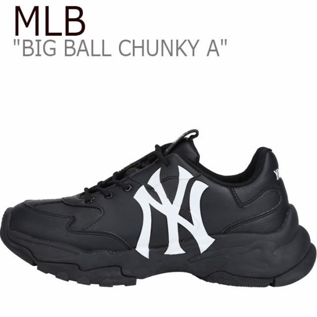 エムエルビー スニーカー MLB BIG BALL CHUNKY A ビッグ ボール チャンキー A BLACK 32SHC1911/1111-50L  3ASHC101N-50BKS シューズ｜au PAY マーケット