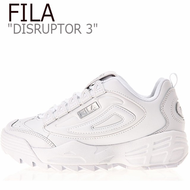 fila disruptor 3 white