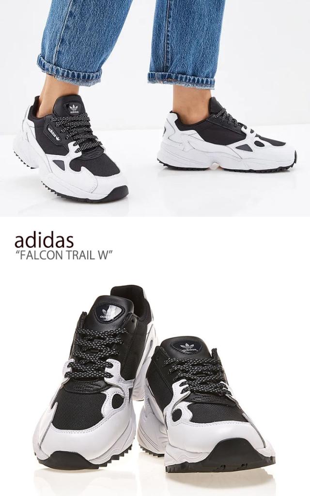 アディダス スニーカー Adidas メンズ レディース Falcon Trail W ファルコン トレイル Black White ブラック ホワイト Ef9024 シューズの通販はau Pay マーケット Nuna