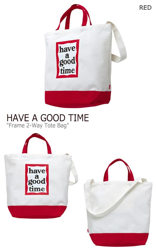ハブアグットタイム クロスバッグ Have A Good Time Frame 2 Way Tote Bag フレーム 2ウェイ トートバッグ 全2色 Flgdaa1b11 2 バッグの通販はau Pay マーケット Nuna