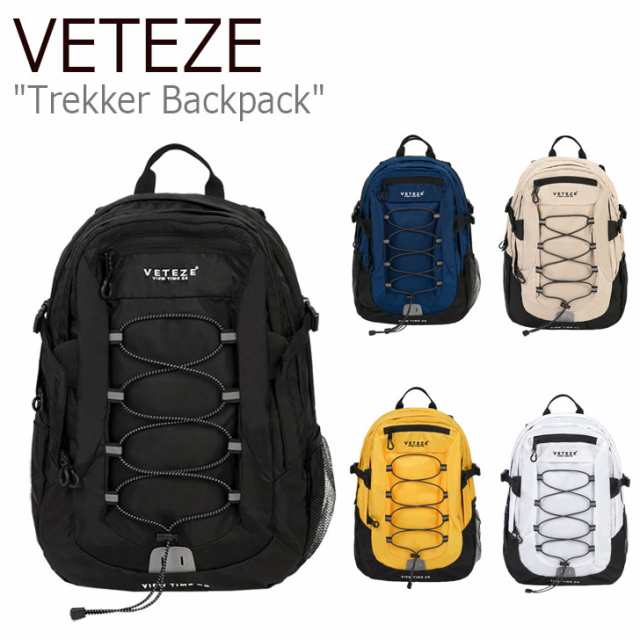 ベテゼ リュックサック VETEZE 正規販売店 Trekker Backpack BLACK NAVY BEIGE YELLOW WHITE 19VTZBAC005/6/7/8/9 バッグ|au PAY マーケット