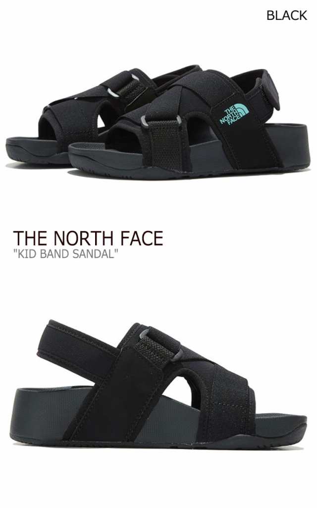 ノースフェイス サンダル THE NORTH FACE キッズ KID BAND SANDAL バンドサンダル BLACK ブラック NS96L20A  シューズ｜au PAY マーケット