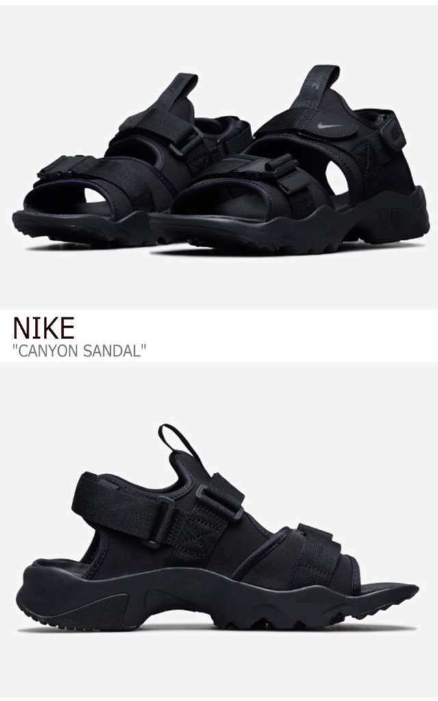 ナイキ サンダル Nike メンズ レディース Canyon Sandal キャニオン サンダル Black ブラック Ci8797 001 シューズの通販はau Pay マーケット Nuna