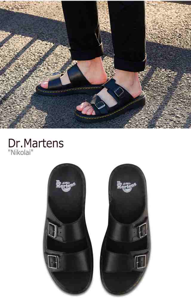 ドクターマーチン サンダル Dr.Martens メンズ レディース NIKOLAI ニコライ BLACK ブラック 24413001 シューズ｜au  PAY マーケット