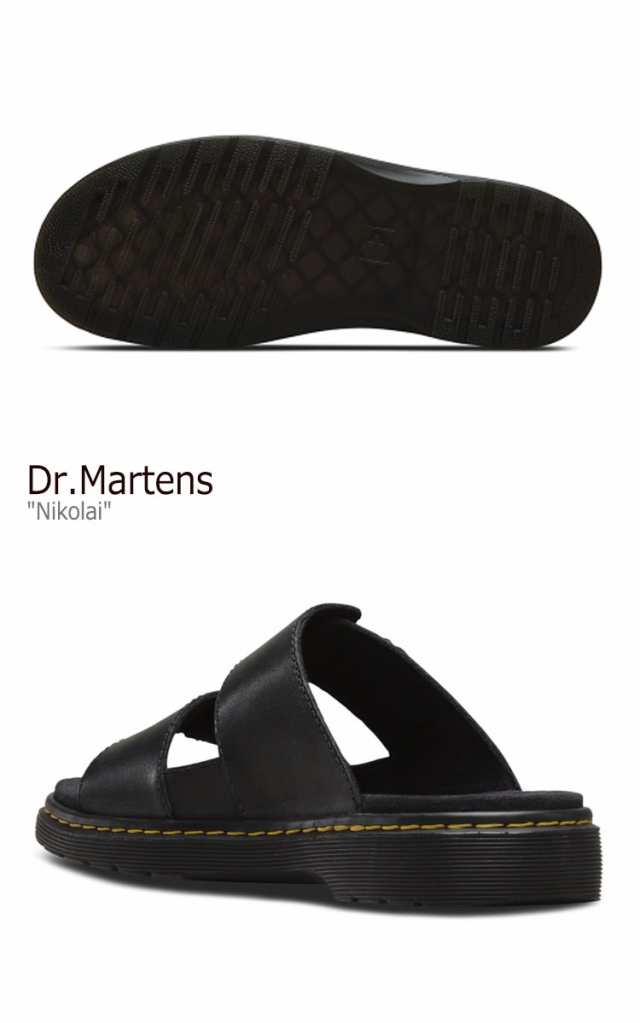 ドクターマーチン サンダル Dr.Martens メンズ レディース NIKOLAI ニコライ BLACK ブラック 24413001 シューズ｜au  PAY マーケット