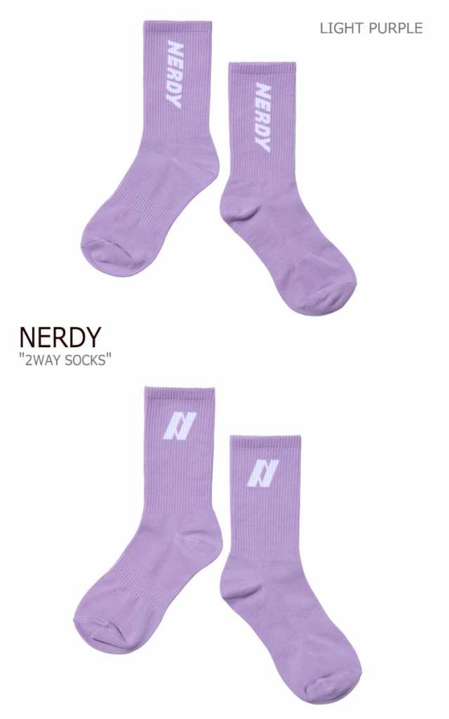 ノルディ 靴下 NERDY 2WAY SOCKS 2WAY ソックス 全4色 ノルディー