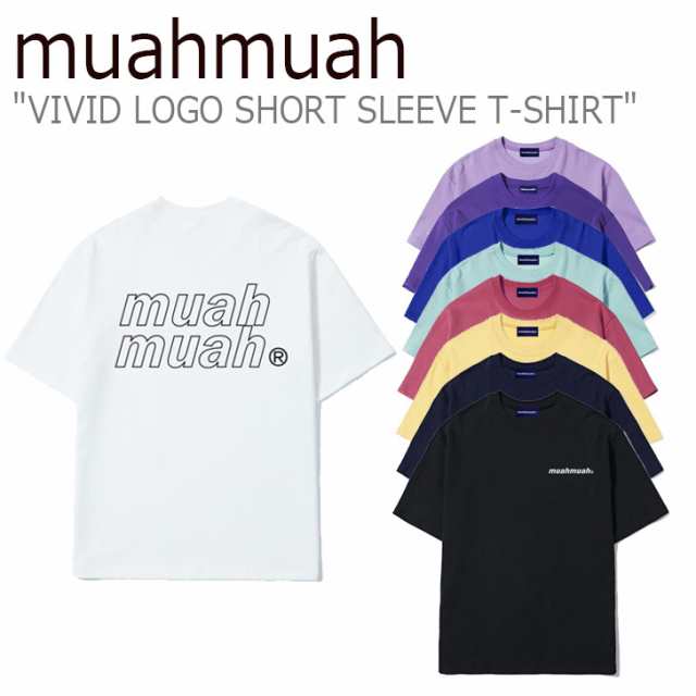 ムアムア Tシャツ muahmuah ムーアムーア VIVID LOGO SHORT SLEEVE T