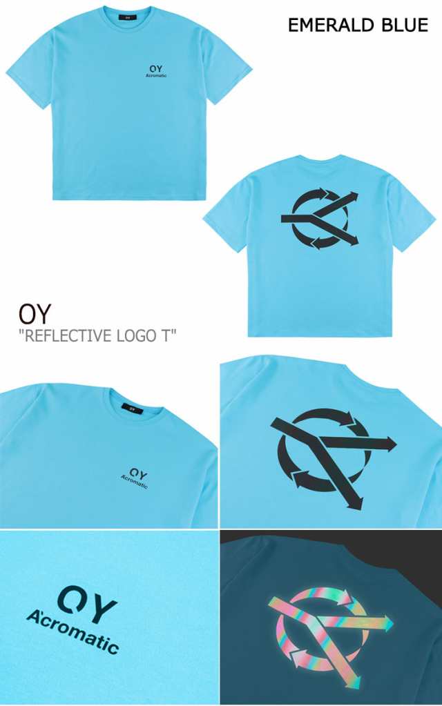 オーワイ Ｔシャツ OY REFLECTIVE LOGO T リフレクティブ ロゴ 半袖T