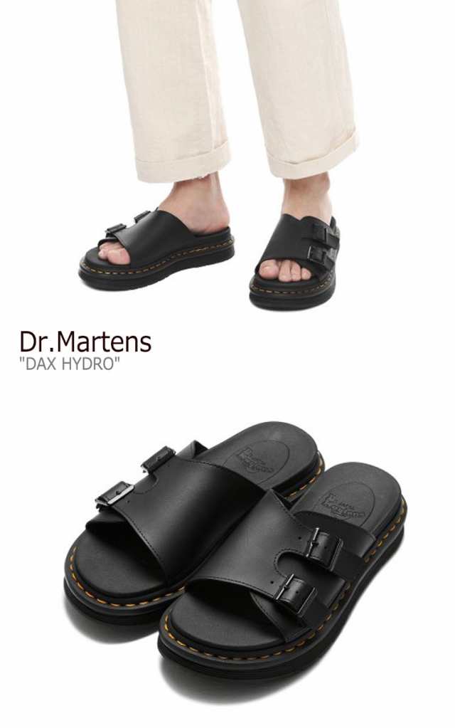 Dr Martens Dax Sandals - Black Hydro