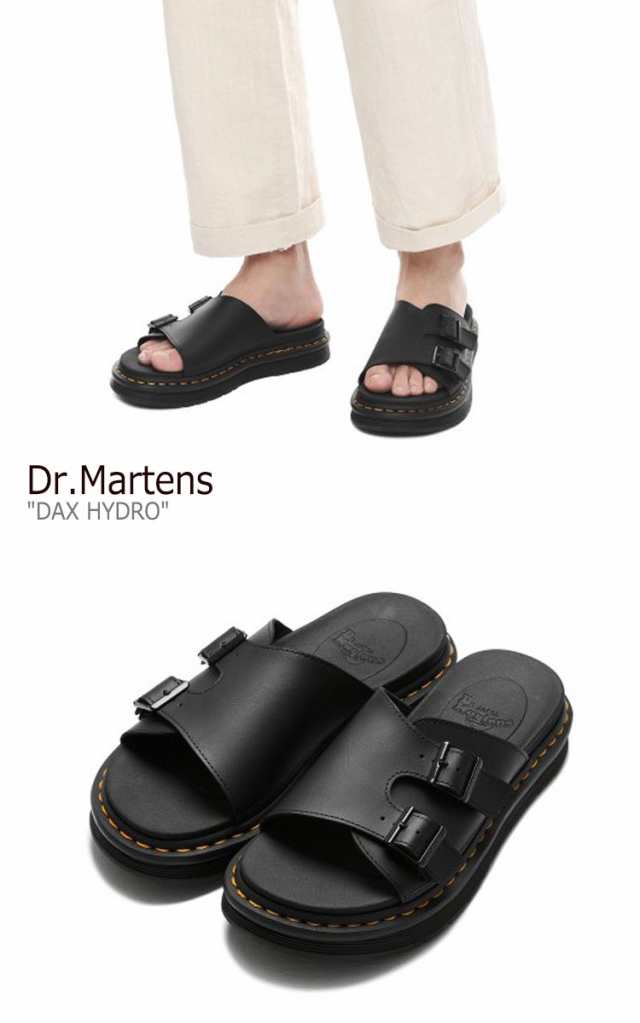 ドクターマーチン サンダル Dr.Martens メンズ DAX HYDRO ダックス ハイドロ BLACK ブラック 25764001  シューズ｜au PAY マーケット