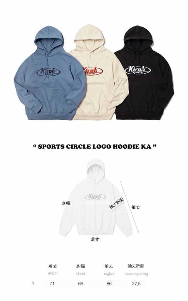 キルシー パーカ KIRSH 正規販売店 SPORTS CIRCLE LOGO HOODIE KA スポーツ サークル ロゴ フーディー 全3色  FKPWCTH543M ウェアの通販はau PAY マーケット - nuna | au PAY マーケット－通販サイト