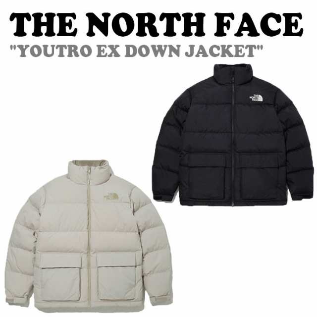 ダウン ノースフェイス THE NORTH FACE YOUTRO EX DOWN JACKET ユートロ EX ダウンジャケット BEIGE  BLACK NJ1DM59J/K ウェア｜au PAY マーケット