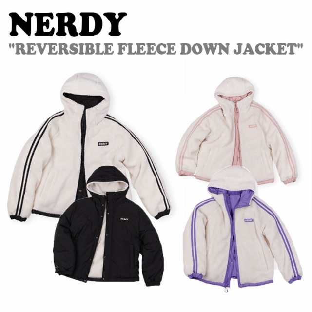 ノルディ アウター NERDY REVERSIBLE FLEECE DOWN JACKET 全3色