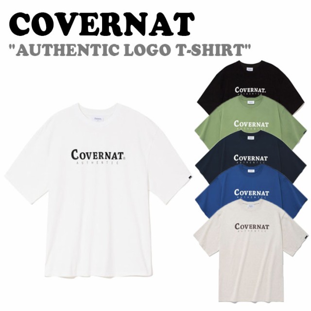 カバーナット 半袖 Tシャツ COVERNAT AUTHENTIC LOGO T-SHIRT オーセンティック ロゴ T 全6色  CO2100ST01WH/BK/GN/NA/RB/OT ウェア｜au PAY マーケット