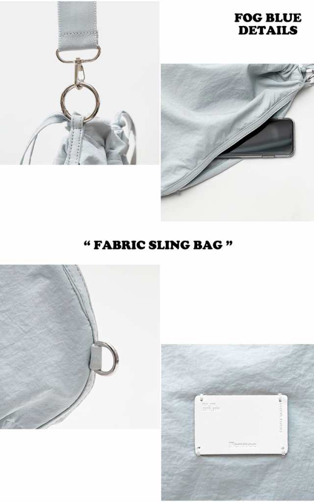 フェネック クロスバッグ Fennec FABRIC SLING BAG ファブリック スリング バッグ 全4色 FK1SB04FBF  FJ1SB02WHF/BKF バッグ｜au PAY マーケット