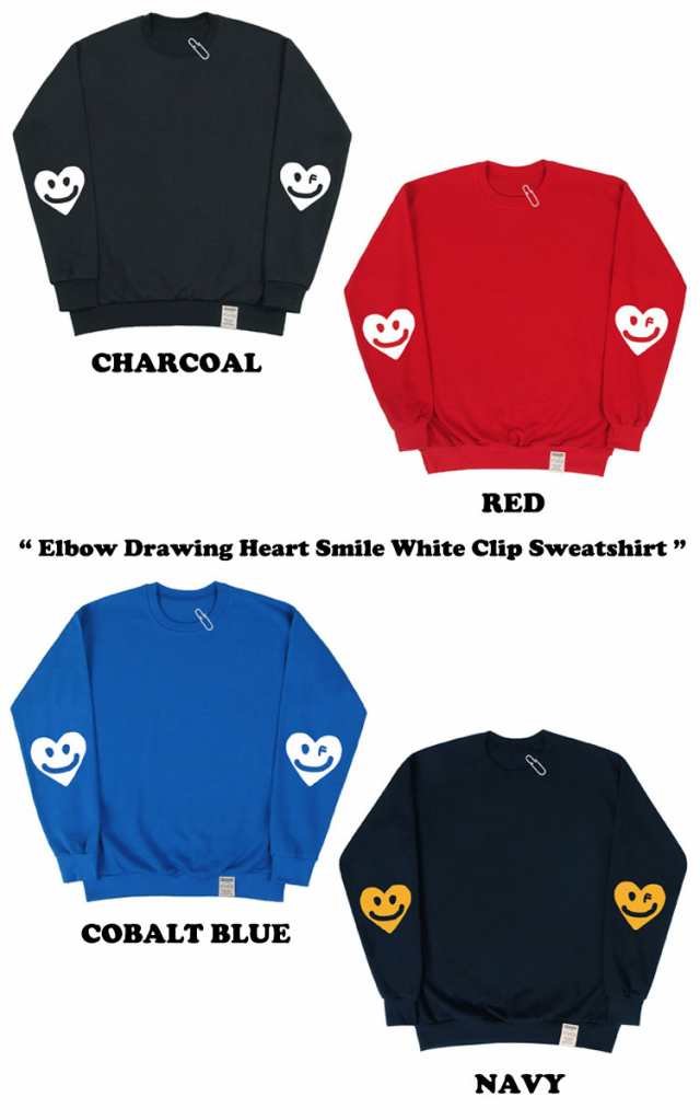 グレーバー トレーナー GRAVER 正規販売店 Elbow Drawing Heart Smile