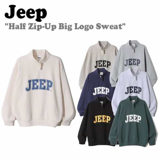 jeep ハーフジップ　スウェット