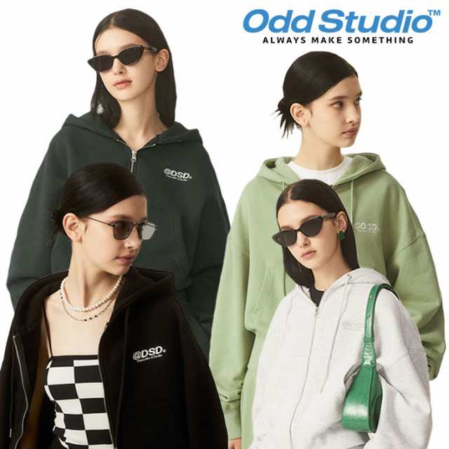 オッドスタジオ パーカー ODD STUDIO 正規販売店 ODSD Logo Cropped