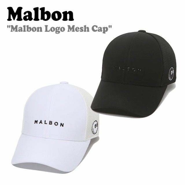 マルボンゴルフ キャップ MALBON GOLF Malbon Logo Mesh Cap (MAN