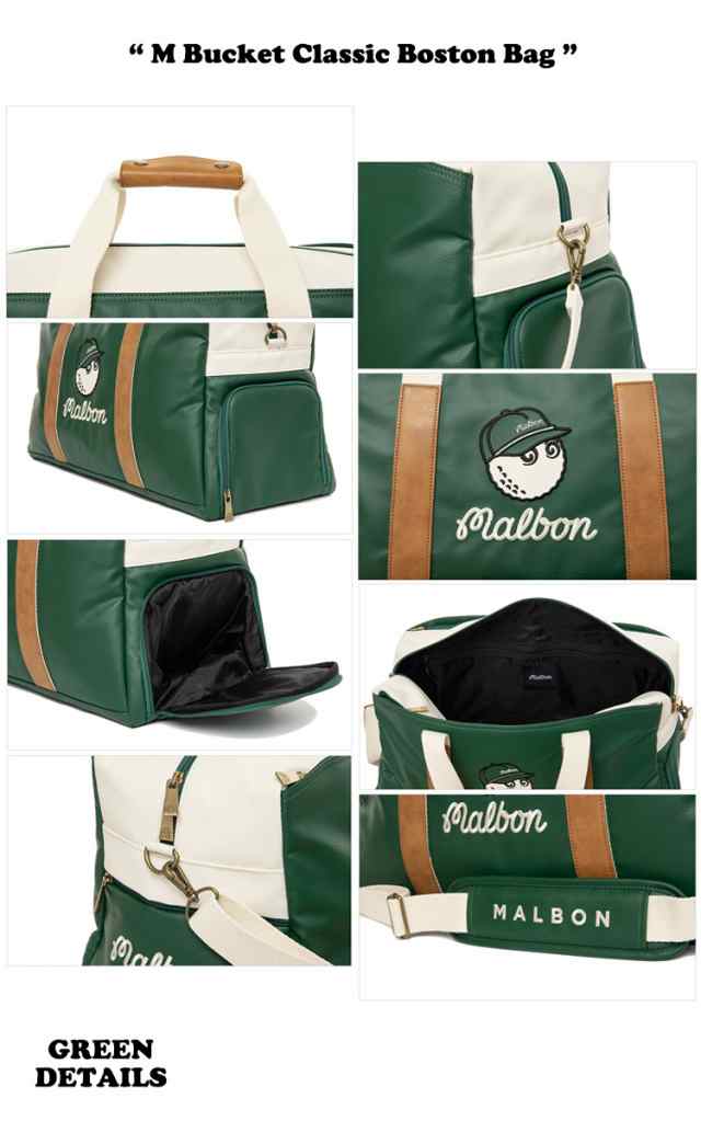 マルボン ゴルフ ボストンバック MALBON GOLF メンズ M BUCKET CLASSIC